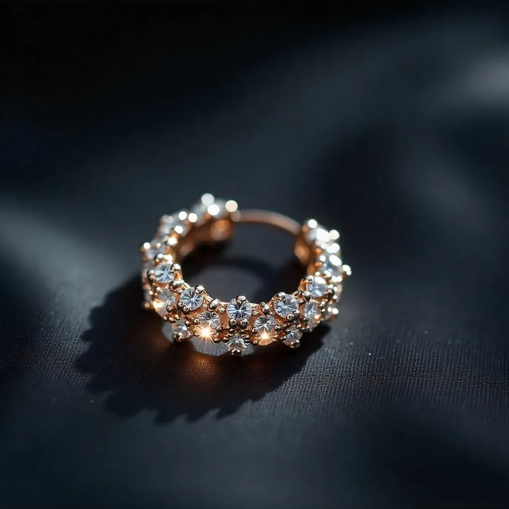 Boucle d’oreille en diamant,