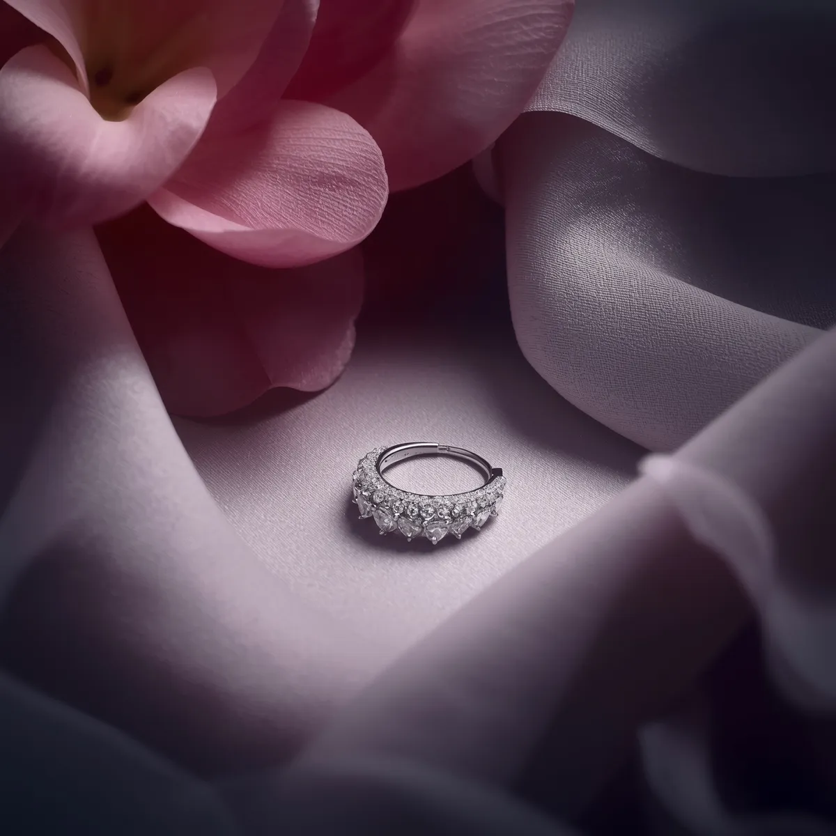 Boucle d’oreille en diamant,