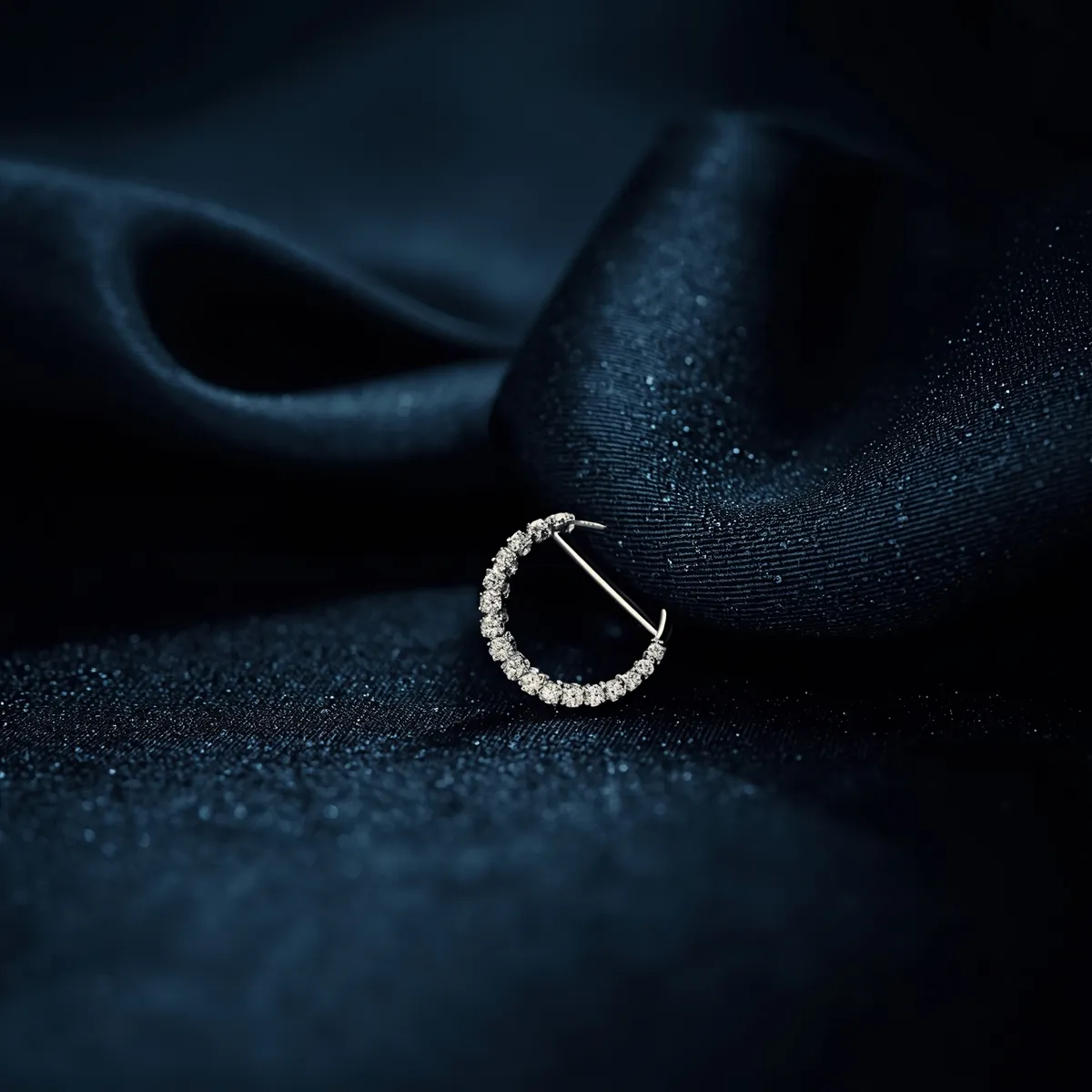 Boucle d’oreille en diamant,